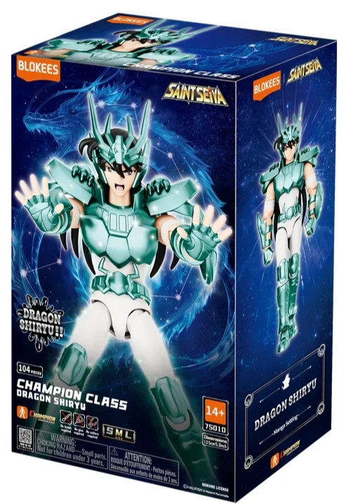 Blokees Champion Class 09 Saint Seiya Dragon Shiryu Figure Model Kit