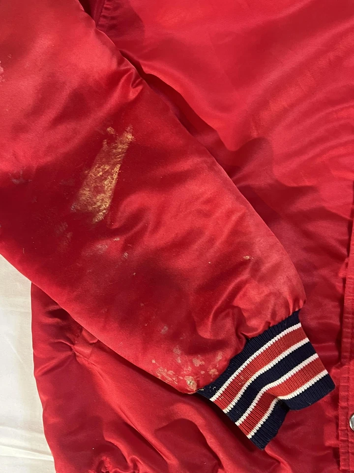 Vintage St. Louis Cardinals Jacket Mens Medium Red MLB Baseball Starter 90s - Image 3 of 4