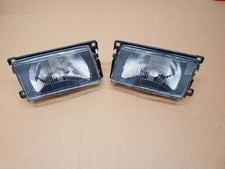 Polo 86c G40 Scheinwerfer Schwarz DJ Auto selten böse Optik.