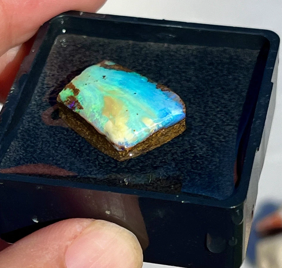 Boulder Opal Australian Opals Precious Stones Crystal Colour Gem - image 3 of 4