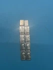 1 Gram Lot of (10) **.999 Silver Bars.  Total weight= 10 grams