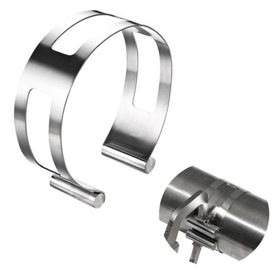 3 Inch Stainless Steel Exhaust Clamp, Universal for Welding 3 inches, Silver 