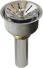 Elkay LKPD1 Perfect Drain Fitting with Type 304 Stainless Steel Body and Straine
