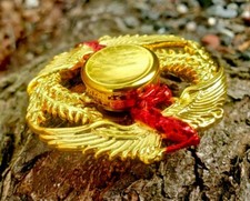 NEW Red Gold Dragon Metal Fidget Spinner Toy Boys Girls Kids Adults ADHD Focus