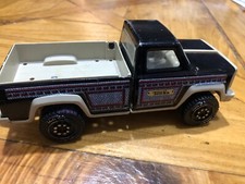 VINTAGE 8" BROWN METAL PICKUP TRUCK BY TONKA CORP MADE IN THE USA! TOY PICKUP