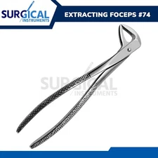Pedo Extracting Forceps Dental Surgical Instruments #74 Stainless German Grade