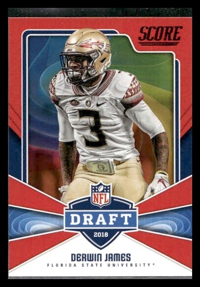 Derwin James Panini Score NFL Draft #12 Red
