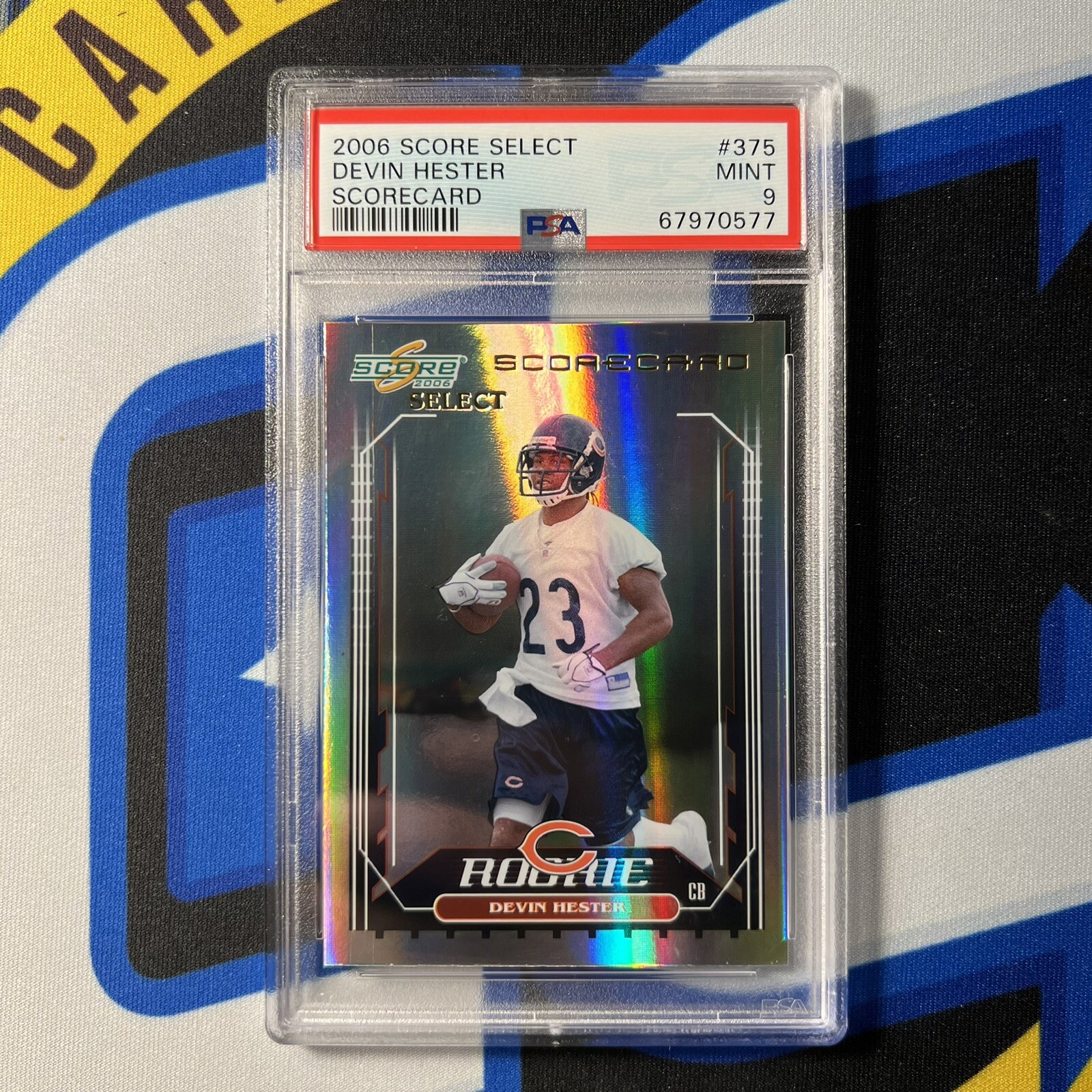 Devin Hester Score Select #375 Scorecard