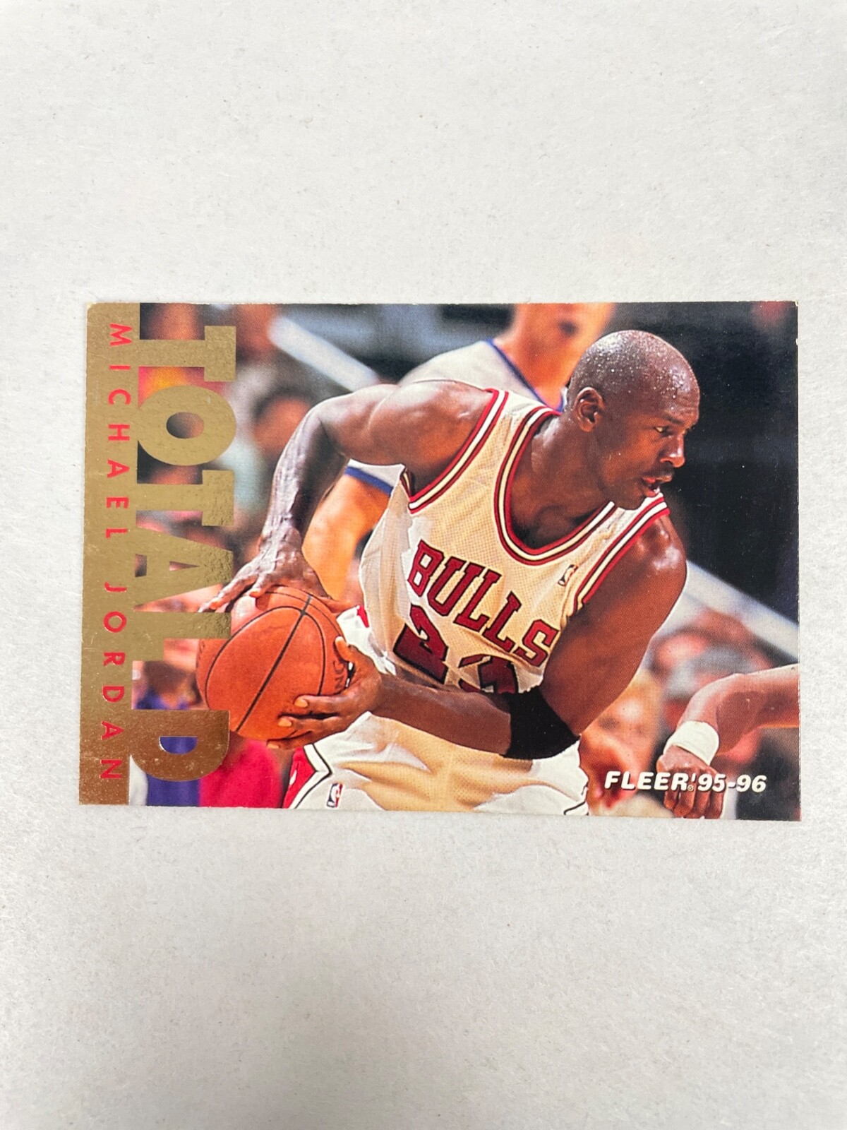 MICHAEL JORDAN 1995 FLEER TOTAL D INSERT #3 OF 12 HOF
