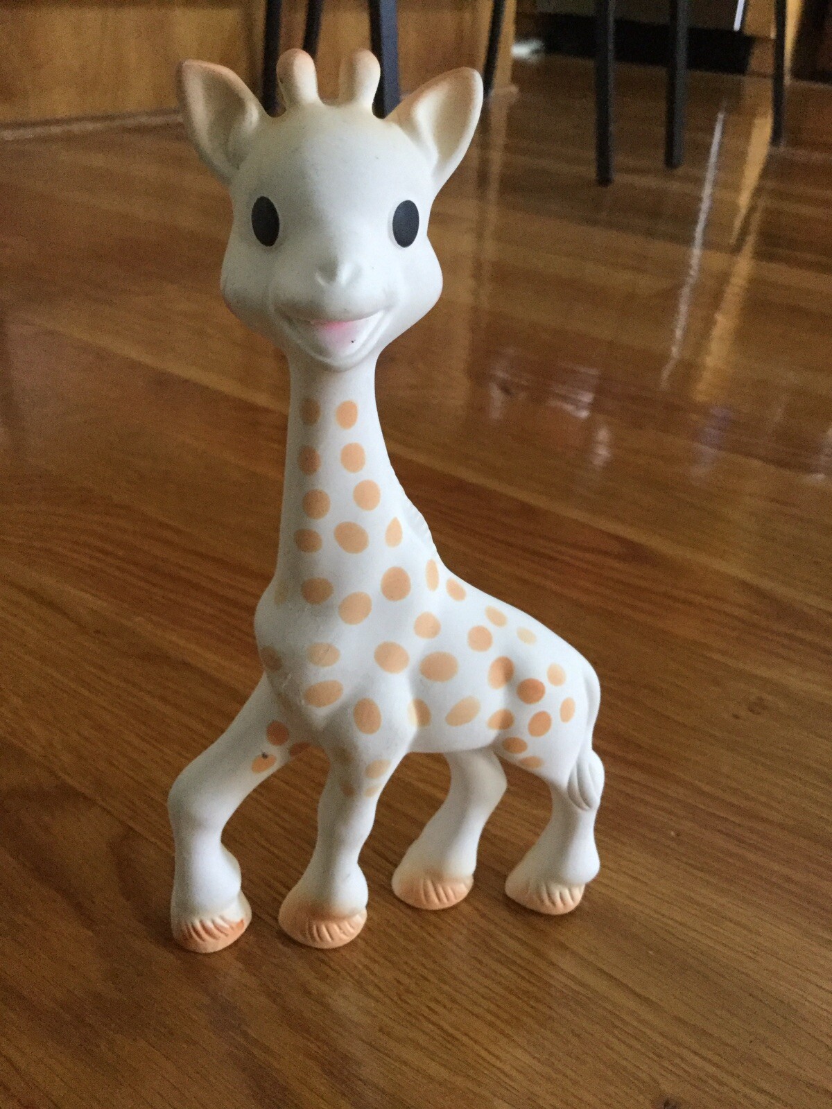 1960s Vintage Sophie The Giraffe Rubber Teething Squeaky Toy Baby