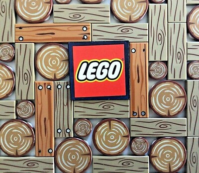 Lego 6 Fliesen - 1x3, 2x2 oder 1x1 Holzmaserung / Stammholz - Design 14769 63864