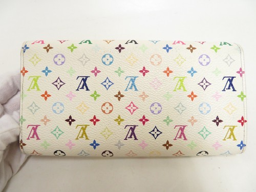 Authentic LOUIS VUITTON Monogram Multicolor Portefeuille Sarah Wallet #40423 - Picture 3 of 21