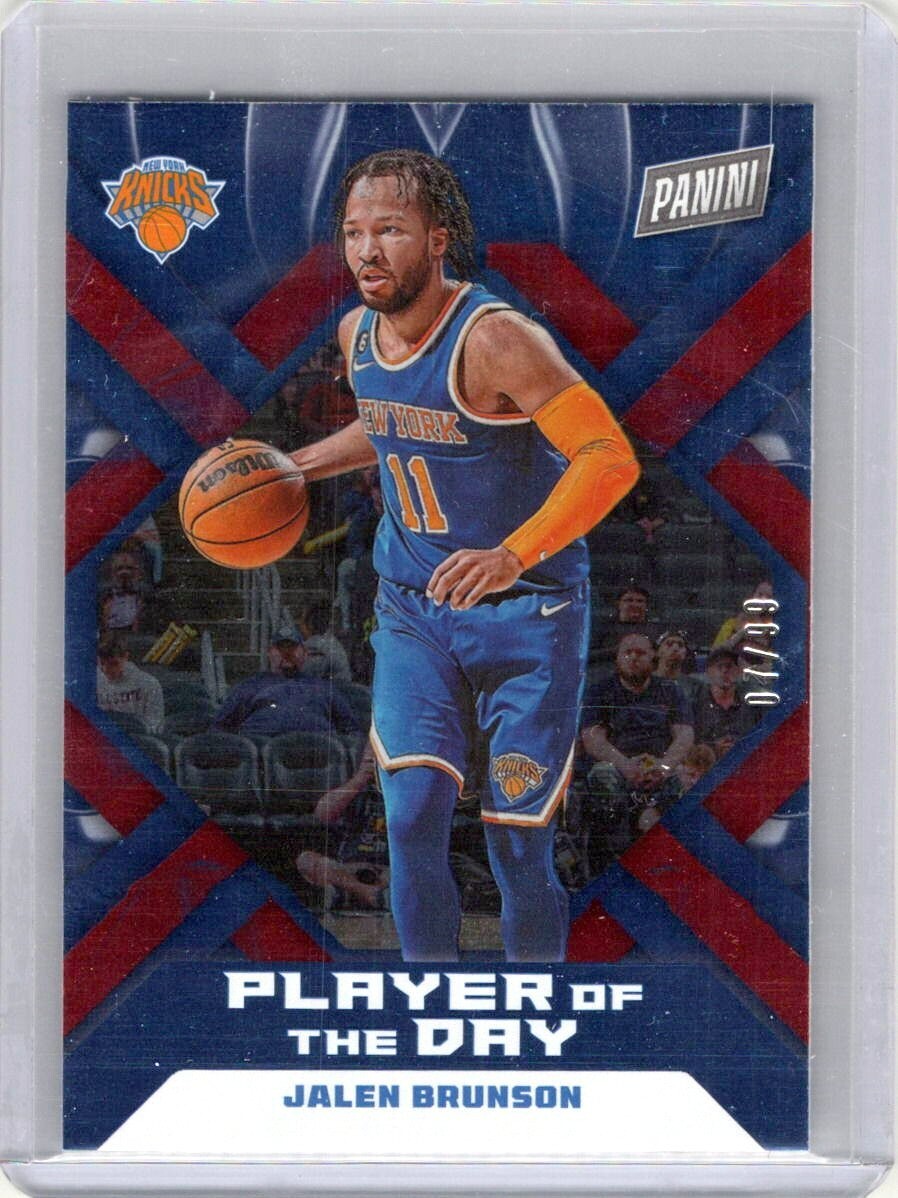 NBAカード 2022-23 Panini NBA Player of The Day Jalen Brunson #19 Red