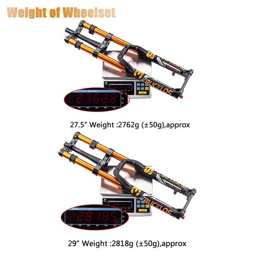 27.5/29 Inch Mountain Bike Front Suspension Air Fork Boost 15*110mm Disc Brake - Picture 16 of 28