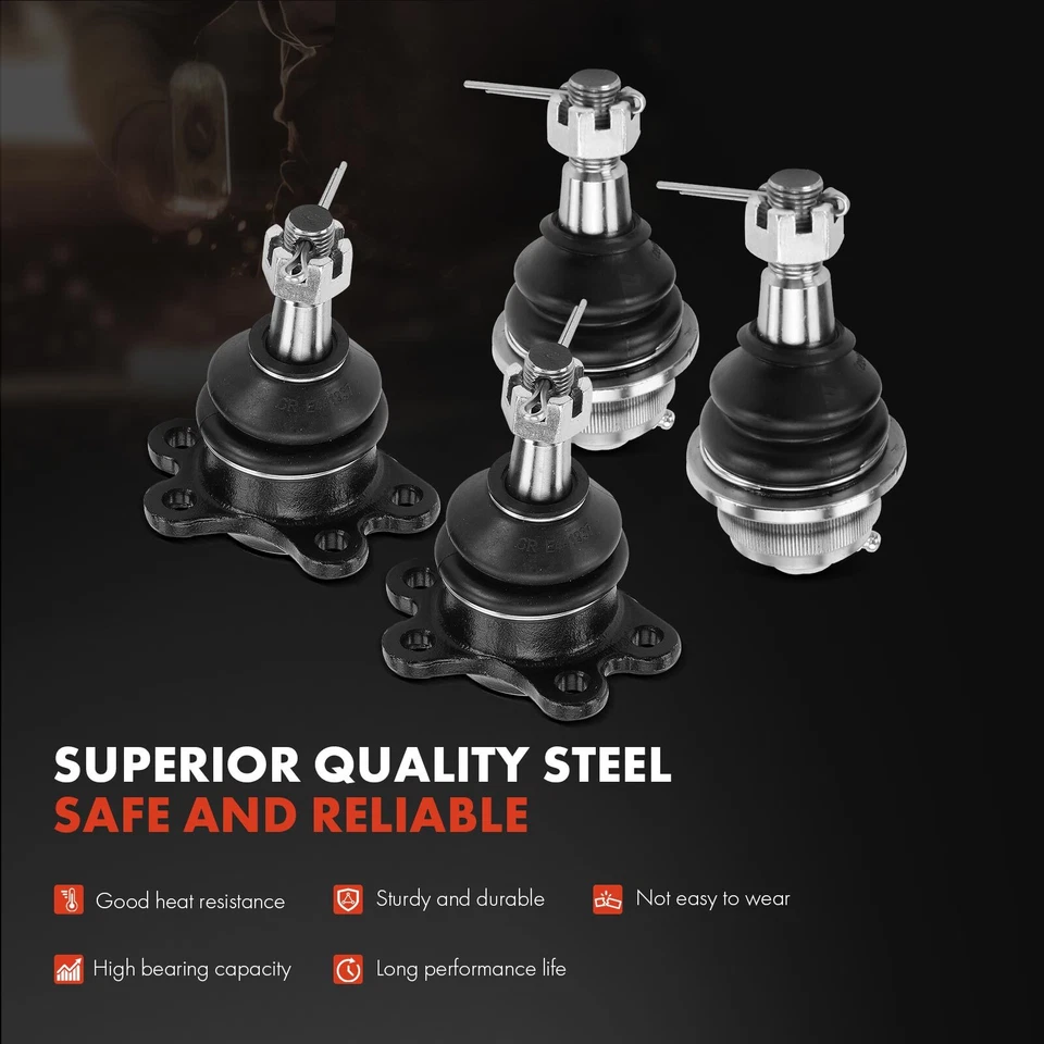 Kit de enlace de barra estabilizadora delantera y rótula de 12 piezas para Chevrolet K1500 K2500 GMC Foto 3 de 4