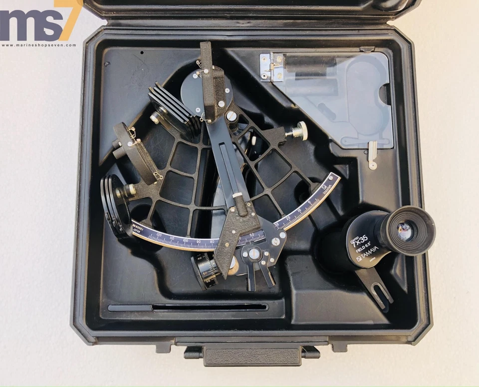 TAMAYA MS-633 MICRÓMETRO MARINO SEXTANTE INSTRUMENTO DE NAVEGACIÓN NÁUTICA #2 Foto 2 de 4