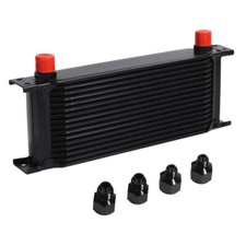 Stacked Plate Oil Cooler Kit 10an 16 Row Transmission Engine Fitting Universal Stacked Plate Oil Cooler Kit 10an 16 Row Transmission Engine Fitting Universal