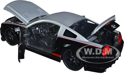 2008 FORD SHELBY MUSTANG GT-500KR SILVER & BLACK 1/24