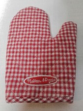 Melissa and Doug Potholder Toy Pretend Play Kitchen Oven Mitt Pot Holder Checks