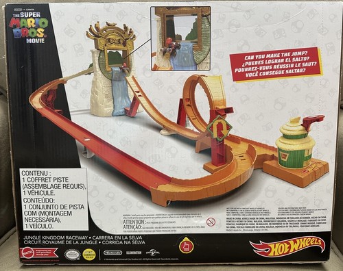 Hot Wheels - The Super Mario Bros. Movie Mario Jungle Kingdom Raceway *NEW* - Picture 2 of 3