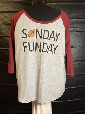 Sunday Funday Women s Baseball Shirt