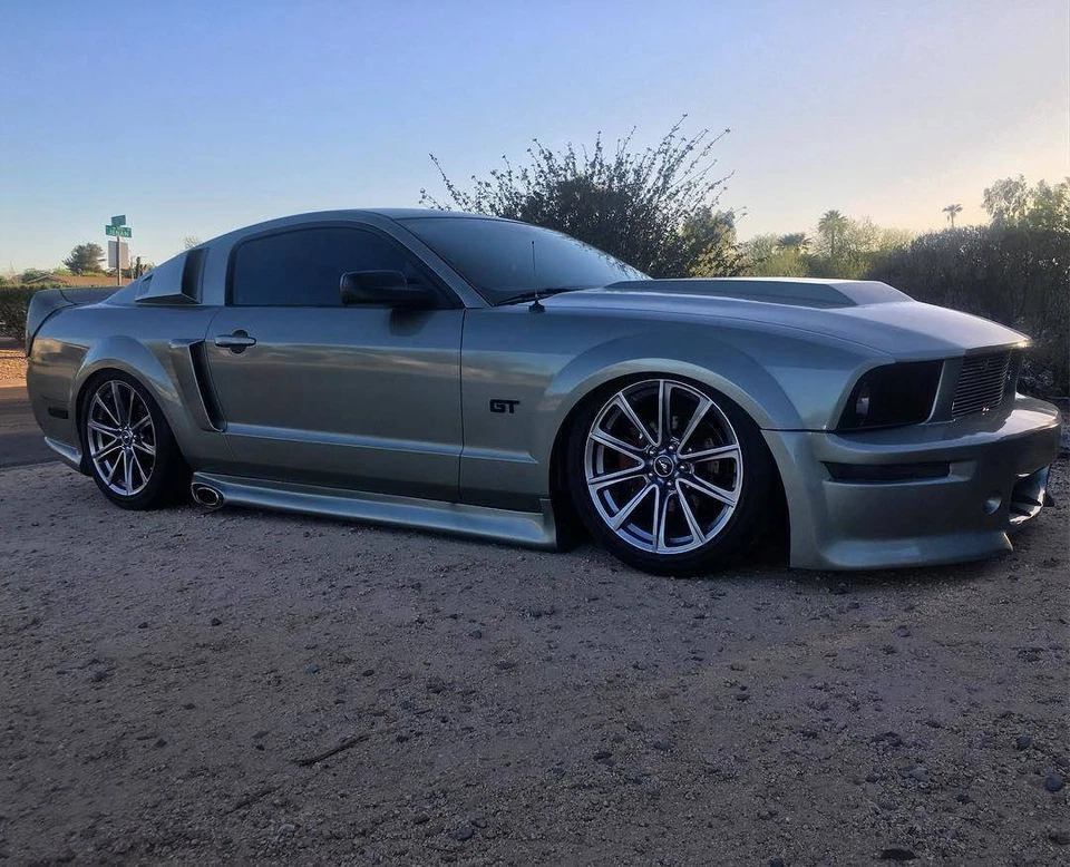 Комплекты кузова KBD полиуретановый передний бампер в стиле Eleanor подходят для Ford Mustang 05-09 - Изображение 3 из 4