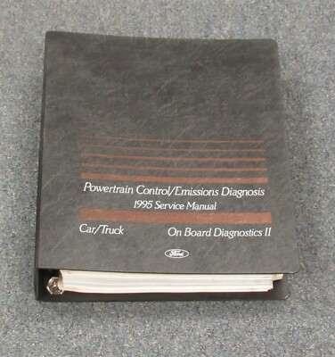 1995 Ford OBD II 2 Powertrain Control Emissions Diagnosis Service Manual 