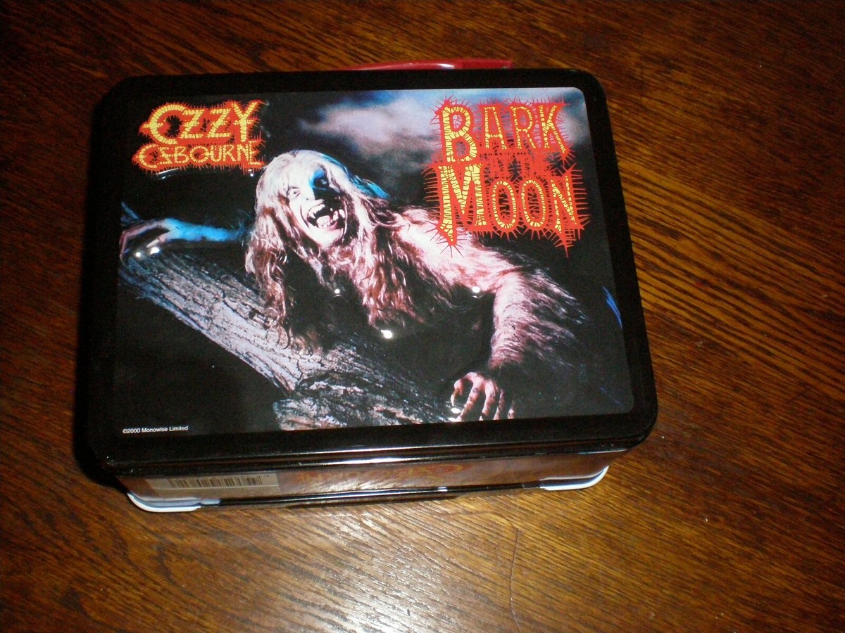 Ozzy Osbourne METAL LUNCH BOX Bark At The Moon | eBay