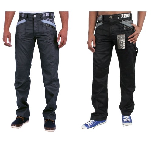 Pantalones para hombre Enzo de clásico piernas todas las tallas 28 - 40 | eBay