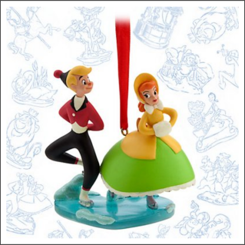 Disney Sketchbook Ornament Once Upon a Wintertime Limited Edition