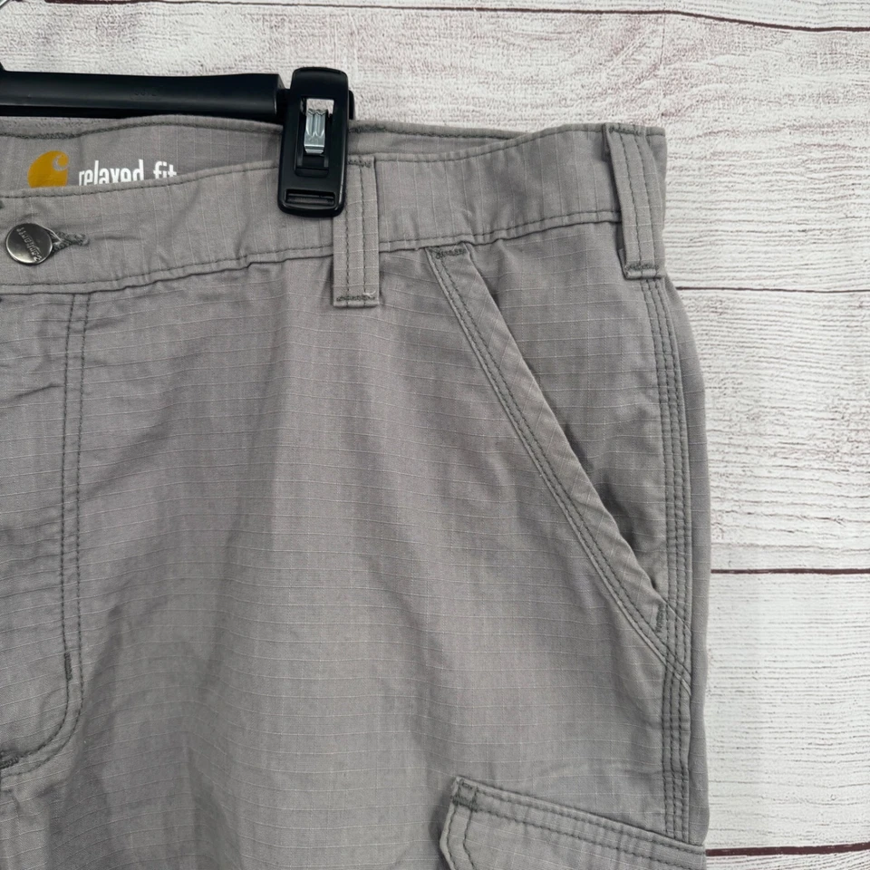 Carhartt Force Relaxed Fit Cargo Shorts Size 40 Ripstop Workwear Utility Pockets - Image 4 of 4