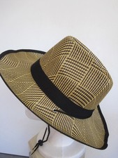 Cowboy Hatlightweight straw chin strap brown and tan med to lg