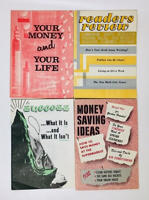 4 1960 s Booklets On Life Tips