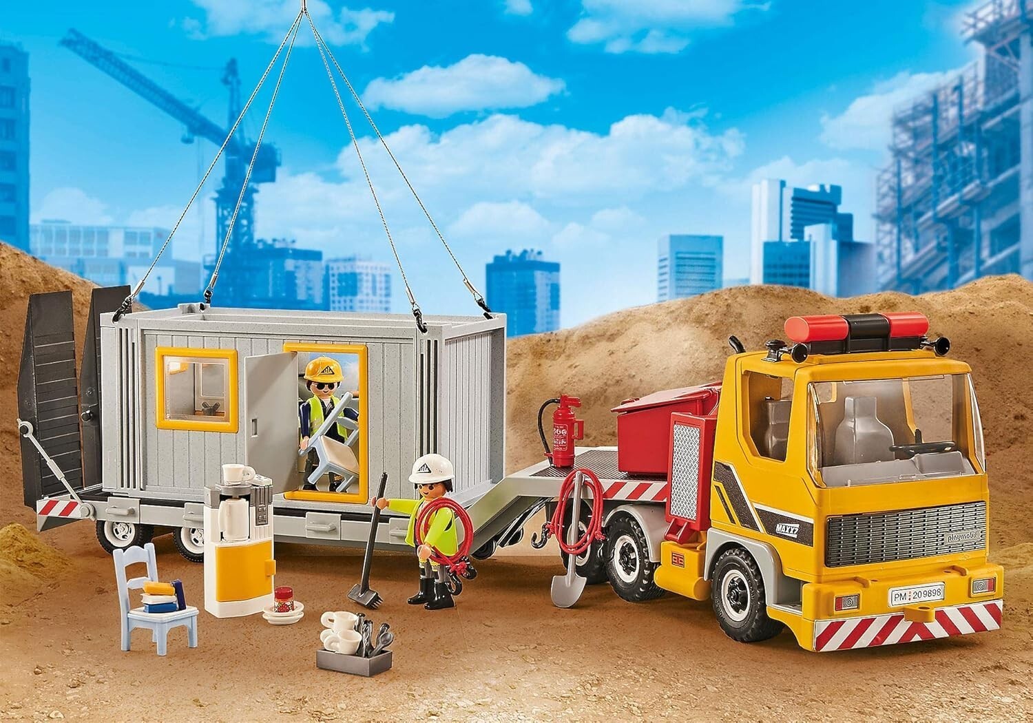 PLAYMOBIL 9898 TRASPORTO CASA MOBILE