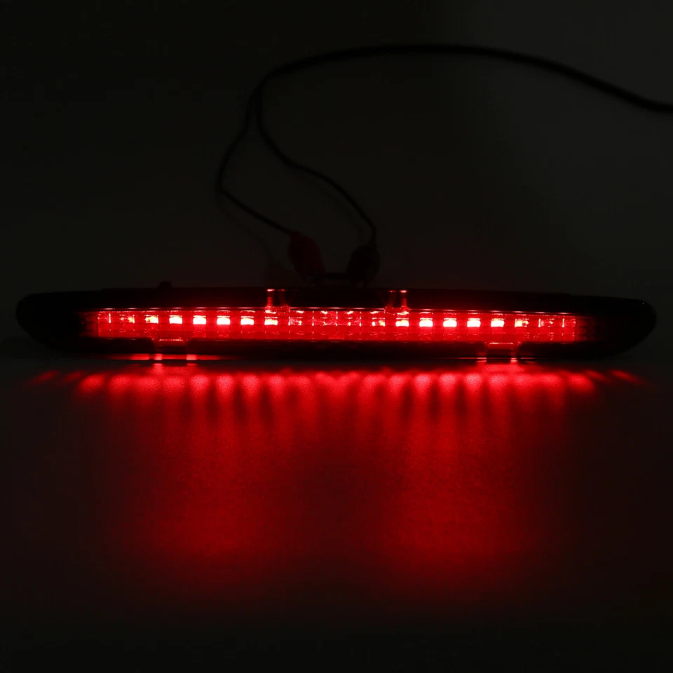 Tercera luz de freno adicional 3ª luz de freno para Fiat Punto Grande Punto Evo negro Foto 3 de 4