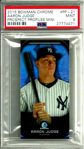 Aaron Judge 2015 Bowman Chrome Prospect Profiles Mini #PP-21 PSA 9 Yankees MINT