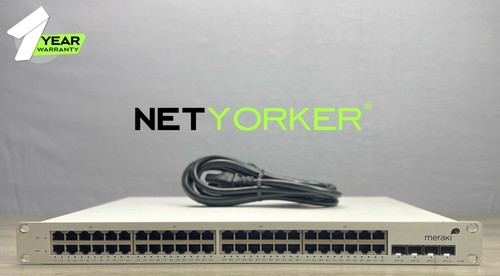 Cisco Meraki MS42P-HW 48 Port PoE Gigabit Cloud Switch - SAME DAY SHIPPING - Afbeelding 1 van 7