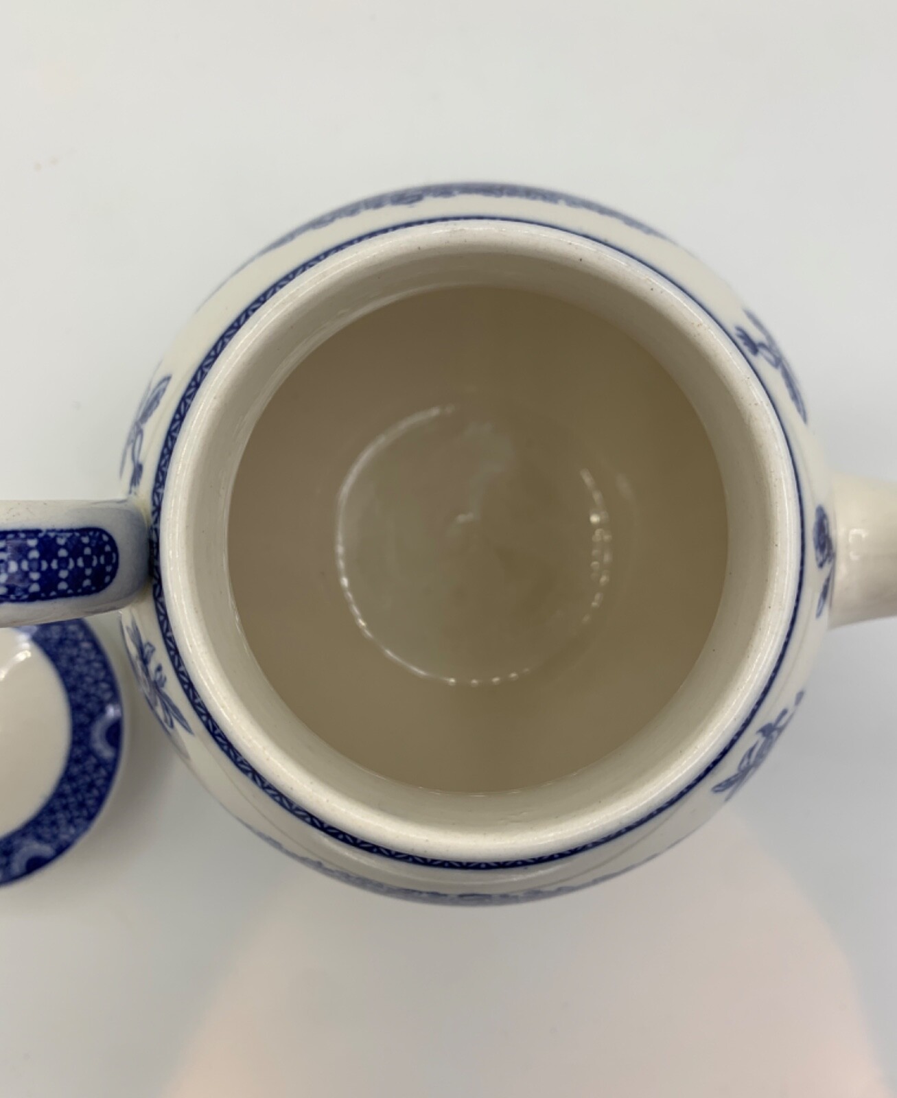 Vtg Blue & White John Wesley Methodist Prayer Replica 1761 Wedgwood