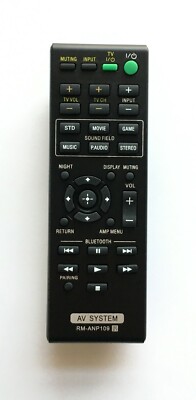 New USBRMT Remote RM-ANP109 for Sony AV System DAV-TZ710 HBD-DZ170 HBD-DZ175