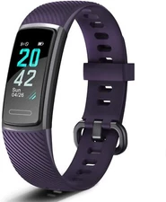 Letsfit ID152 Fitness Sleep and Activity Tracker Purple
