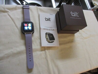 Bit S 1 Smart Watch Purple Band