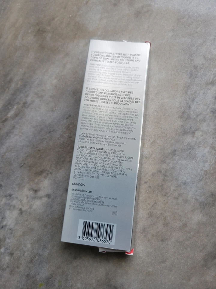 IT Cosmetics Brow PowerFULL Universal TAUPE Eyebrow Pencil Full Size .35g NIB - Image 2 of 2