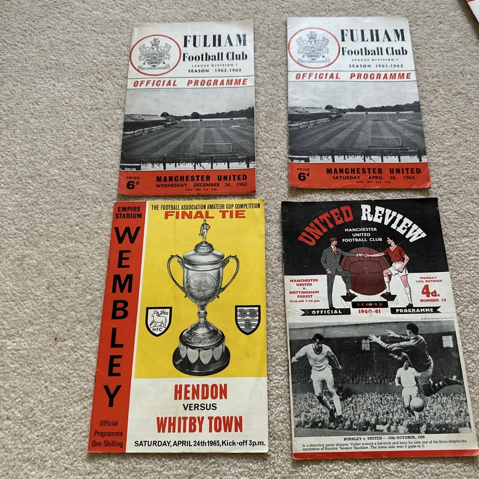 collections /bulk lots football programmes eBay