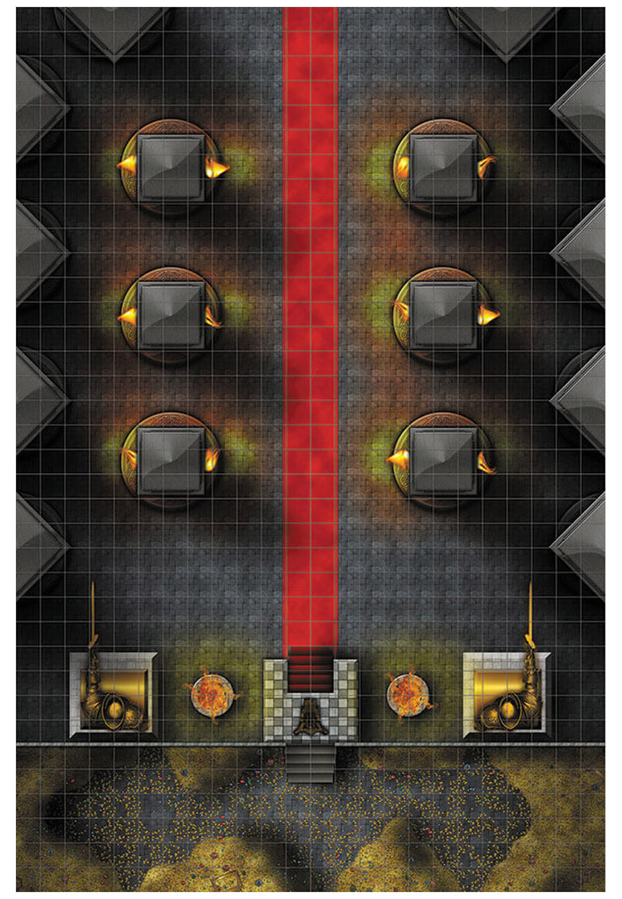 Локации WizKids Тронный зал на премиум-карте RPG 4390₽