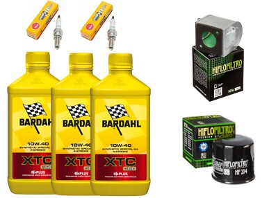 Set / Service Honda CB CBR / 500 Bardahl XTC C60 10W40 / Ölfilter Luft Kerzen