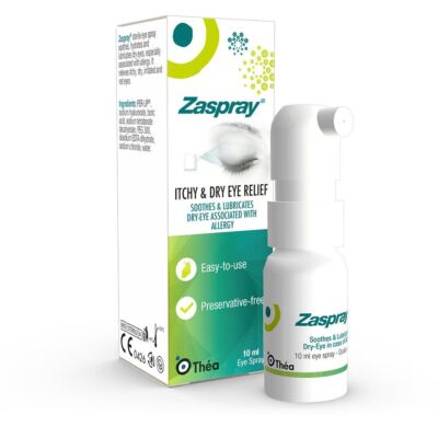 Zaspray 3-in1 Allergie-Augenspray - juckende & trockene Augenlinderung 10ml