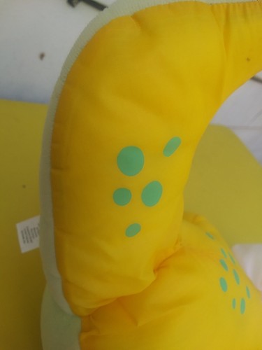 Vintage 1987 GUY GILCHRIST Plush DINOSAUR Tiny Dinos BABY REX Yellow Puffalump - Picture 8 of 11