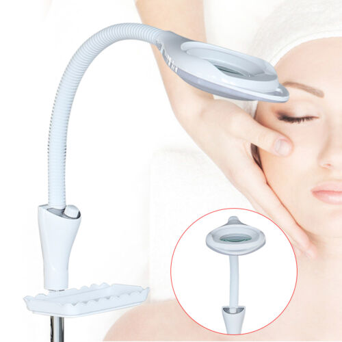 16X Magnifying Floor Stand Lamp Light Magnifier LED Tattoo Beauty Salon Lighting