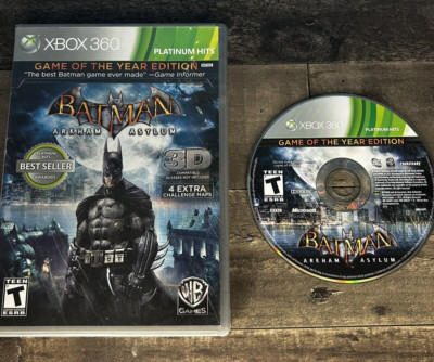 Batman: Arkham Asylum -- Game of the Year Edition (Microsoft Xbox 360, 2010)