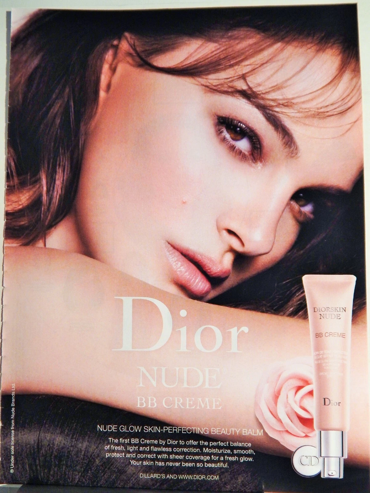 DIOR NUDE BB CREME COSMETICS MODE FINE ORIGINE VINTAGE 2013 2 PUBLICITÉ,